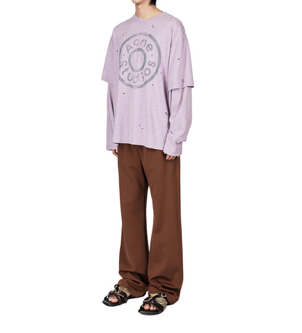 EEVE U BUTTON LOGO FADED PURPLE
