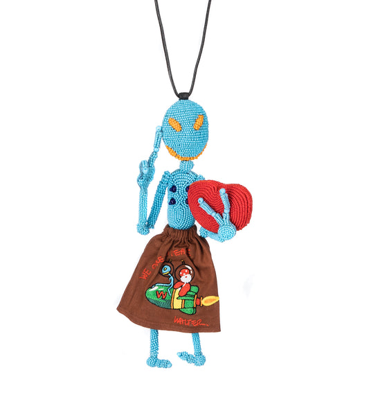 PEACE ALIEN + SKIRT JEWEL ETHEREAL BLUE