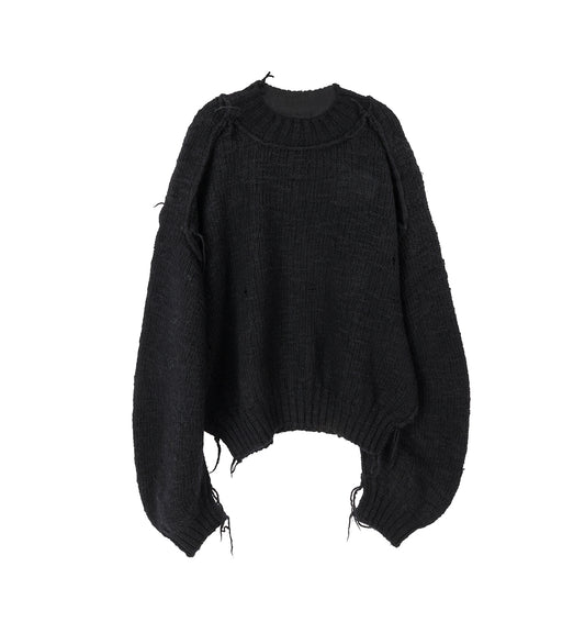 KINGPIN KNIT SWEATER BLACK