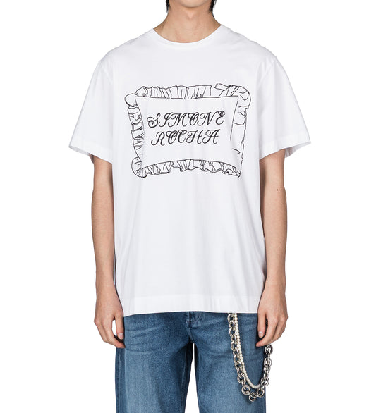 PILLOWCASE LOGO PRINT T-SHIRT