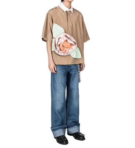 TURBO PRESSED ROSETTE RUGBY JERSEY TOFFEE/MULTI