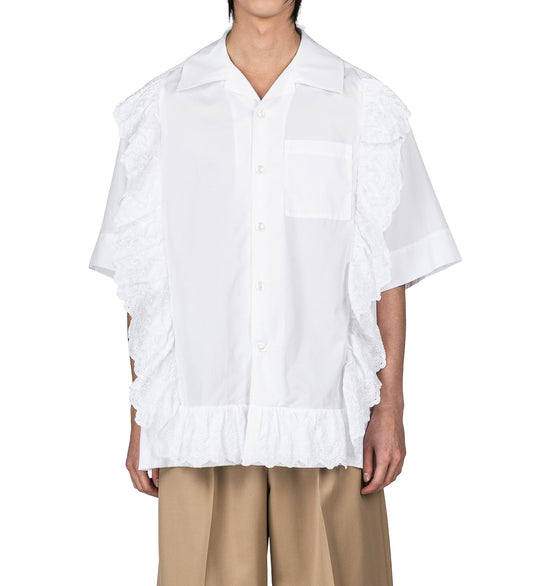 PILLOWCASE TRIM SHIRT WHITE