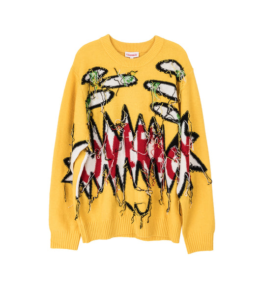 GUDDLE LOVERBOY LOGO JUMPER YELLOW