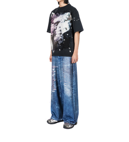 CHALES PHOTO T-SHIRT BLACK