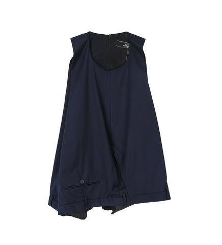UPSIDE DOWN TROUSER CAPE NAVY