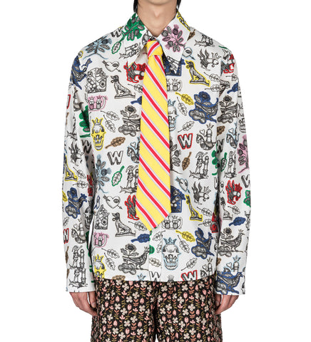 WALTER TIE BLAZING YELLOW