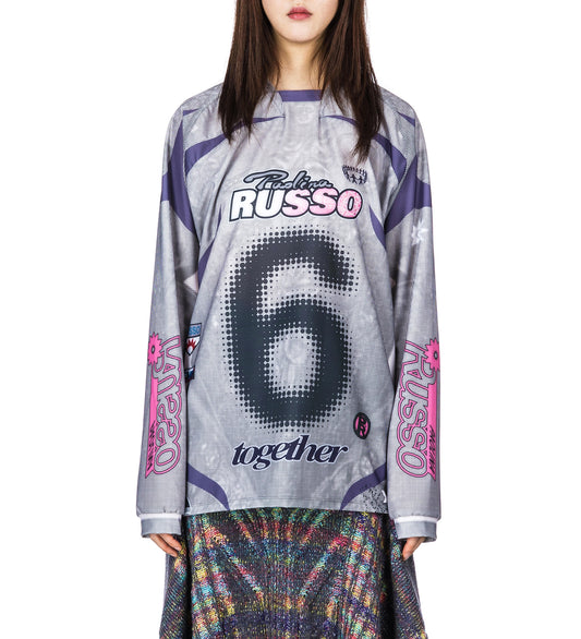 SPORTS LONGSLEEVE TOP GREY