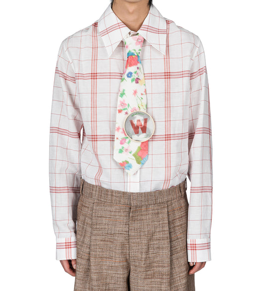 WALTER TIE WHITE FLOWER