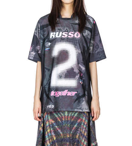 SPORTS LOOSE FIT SS TOP CAMO