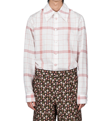 W-SHIRT WHITE/RED