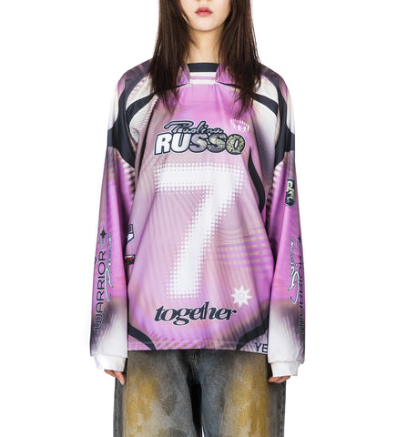 SPORTS LONGSLEEVE TOP PINK