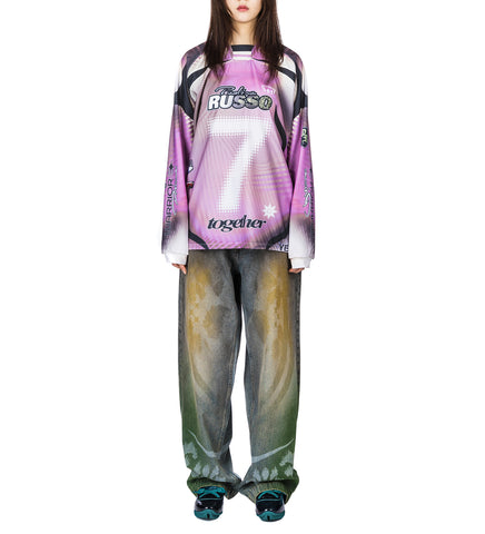 SPORTS LONGSLEEVE TOP PINK