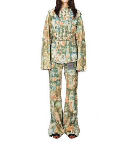 KIKO KOSTADINOV X LEVI'S CARINA WAISTED JACKET POST PRINT