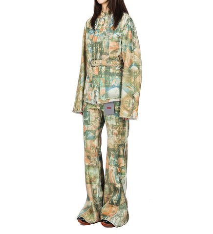 KIKO KOSTADINOV X LEVI'S CARINA WAISTED JACKET POST PRINT