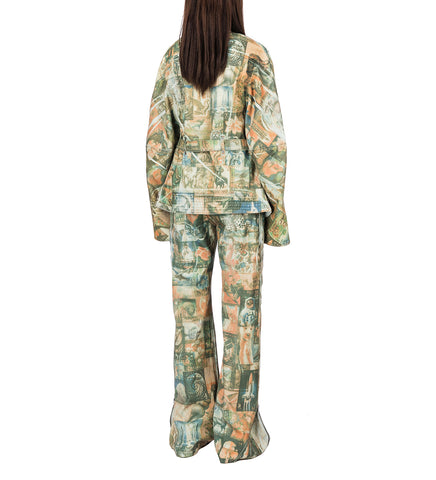 KIKO KOSTADINOV X LEVI'S CARINA WAISTED JACKET POST PRINT