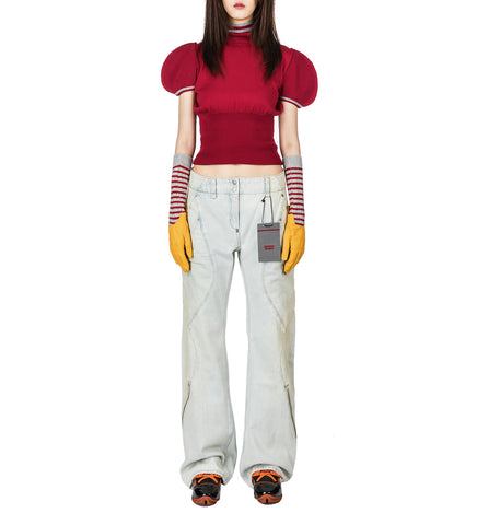 SIMONE KNIT TOP CHERRY RED