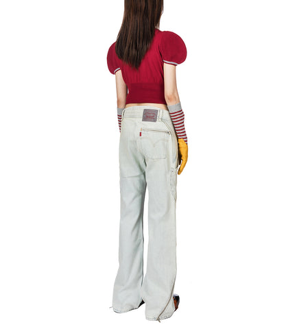 SIMONE KNIT TOP CHERRY RED