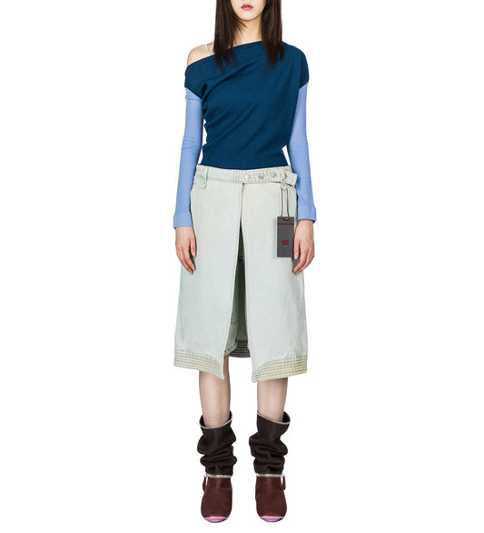 HEISS KNIT LEOTARD SKY BLUE
