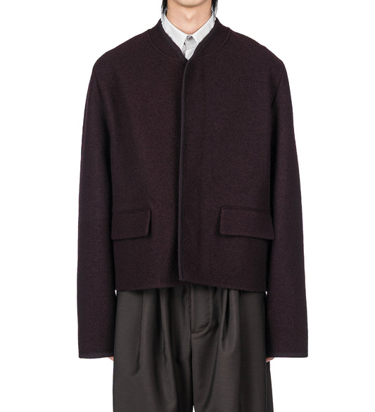 WALKER JACKET CITY CROP TANIN FELTED LIGHT