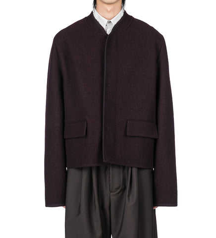 WALKER JACKET CITY CROP TANIN FELTED LIGHT