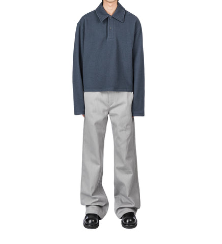 FLEECE POLO ARDOISE FLEECE