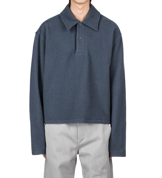 FLEECE POLO ARDOISE FLEECE