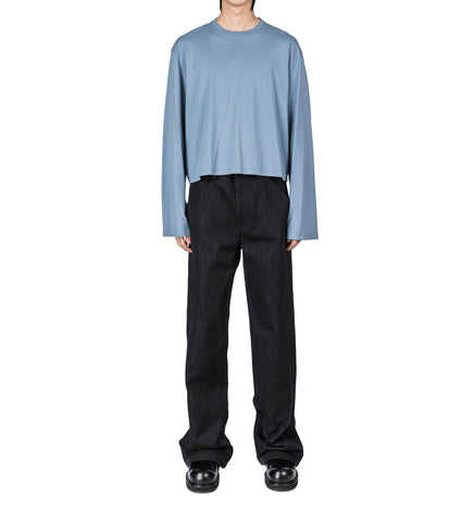 T-SHIRT ROUND NECK LONG SLEEVES AVIO JERSEY