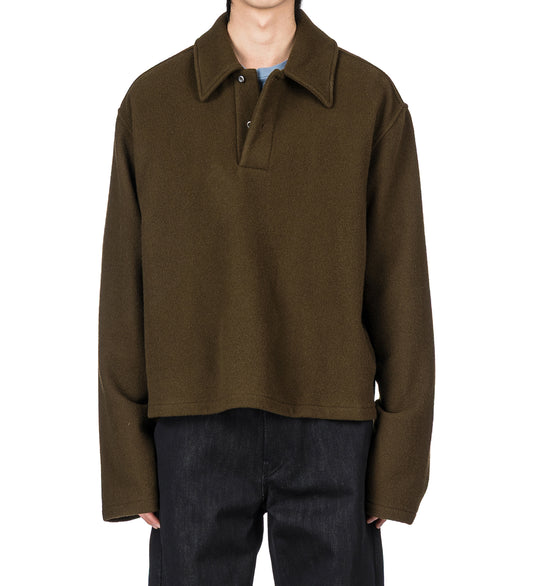 FLEECE POLO DAIM FLEECE