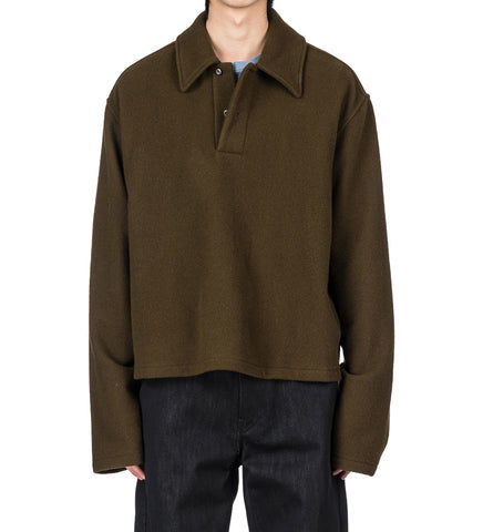 FLEECE POLO DAIM FLEECE