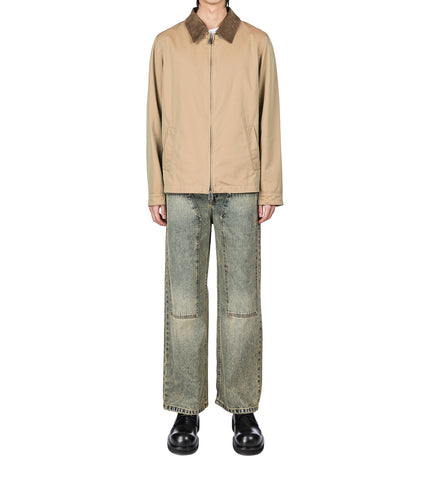 MILTON TEAWASH DENIM CARPENTER TROUSERS BLUE