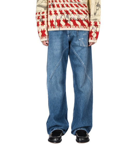 TWISTED WORKWEAR JEANS LIGHT BLUE