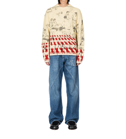 TWISTED WORKWEAR JEANS LIGHT BLUE