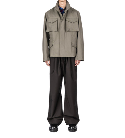 YVES MIDWEIGHT OXFORD FIELD JACKET WEIMARANER GREY