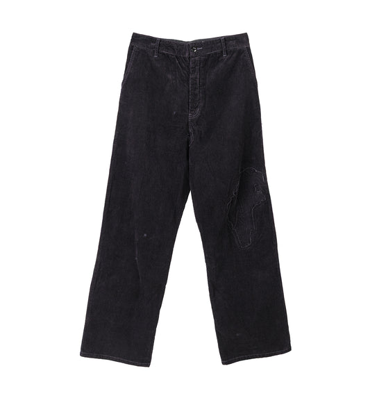 LAX REPAIRED BLACK CORDUROY BLACK