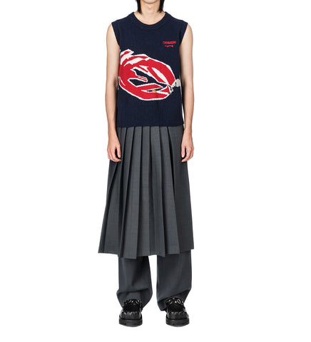 LONG WIDE LEG SKOUSER GREY