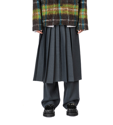 LONG WIDE LEG SKOUSER GREY