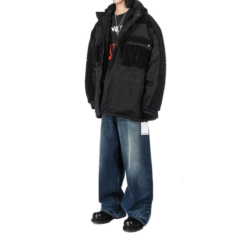 MONSTER PUFFER JACKET BLACK