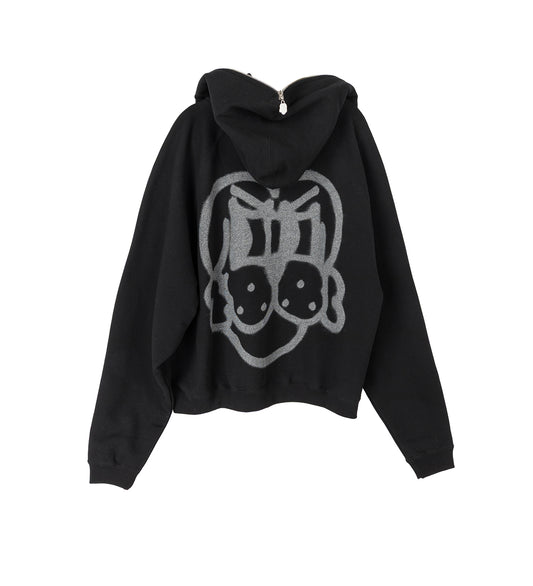 REFLECTIVE FINESSE PUP FULL ZIP AFTERHOOD BLACK