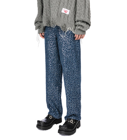 ART DENIM JEAN WAISTED BLUE