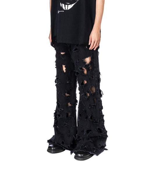 DESTROYED JEANS SCLERA BLACK