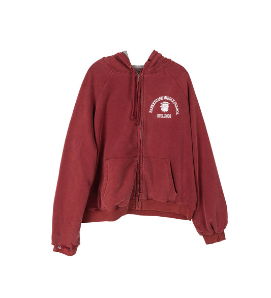 BULLDOG THERMAL LINED ZIP RED