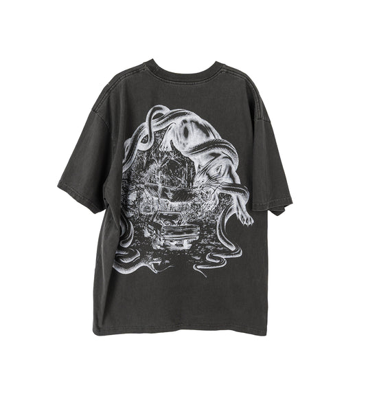 WITCH TEE VINTAGE BLACK