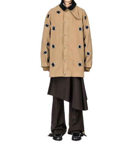TAILORING SKIRT BROWN