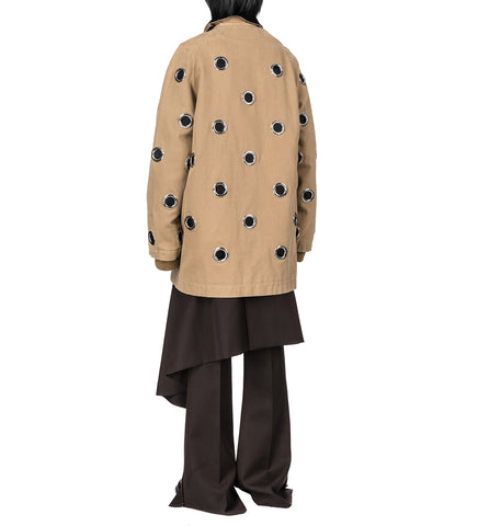 TAILORING SKIRT BROWN