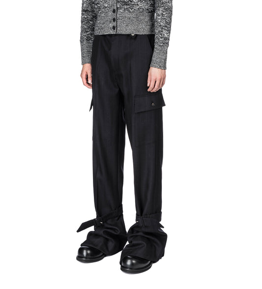 BELTED PANT BLACK
