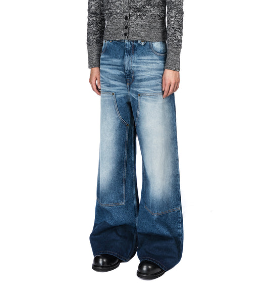 BAGGY DENIM WET BLUE DENIM