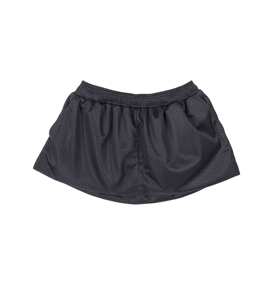 MINI JERSEY SKIRT DARK GREY