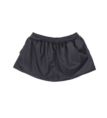 MINI JERSEY SKIRT DARK GREY
