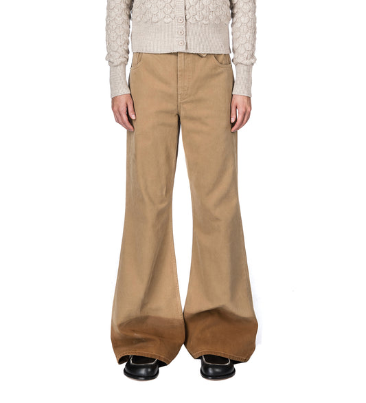 SAMY WIDE LEG WET DIRTY DENIM