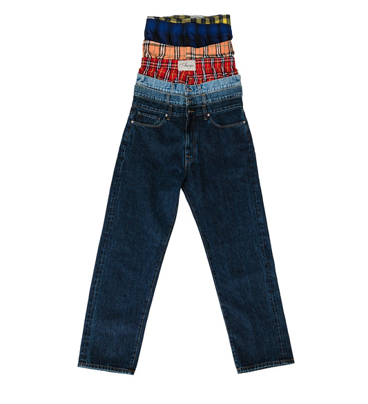 STACKED DENIM MULTI